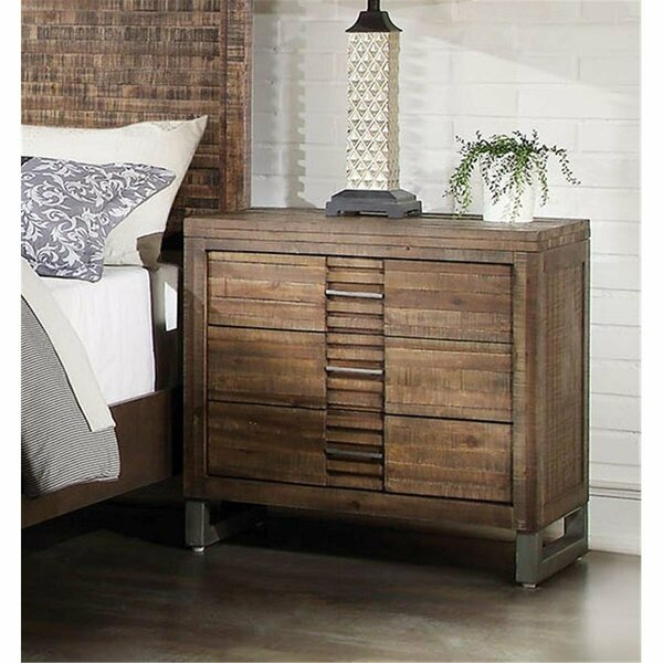 Made-To-Order 25 x 26 x 17 in. Tropical Woo Espresso Nightstand MA3119566